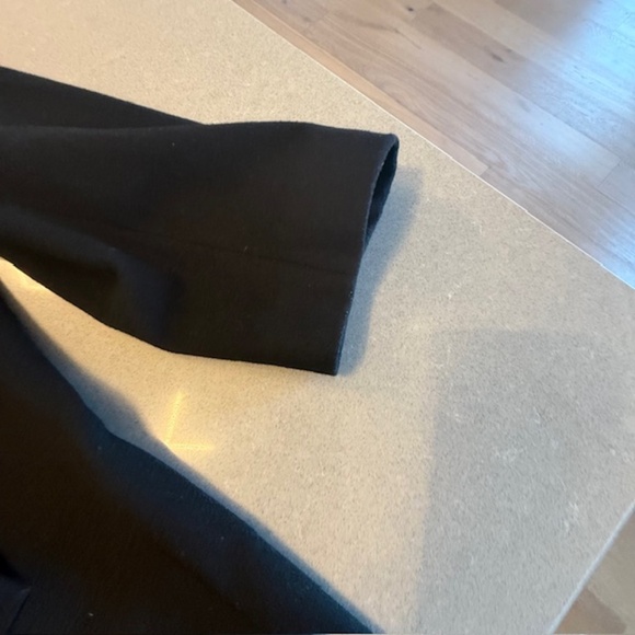 Men's Michael Kors 48R Wool Black 44" Length 3 Button Overcoat-Good Cond… - Picture 4 of 10